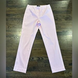 Lior Paris Sasha Stretch Ankle Pants Light Pink Size 6 Preppy Pull On Comfy